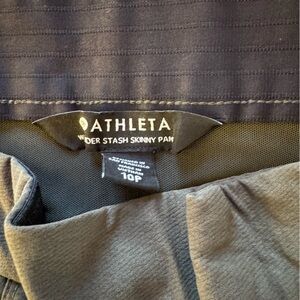 Athleta Charcoal Wander Stash Skinny Pants